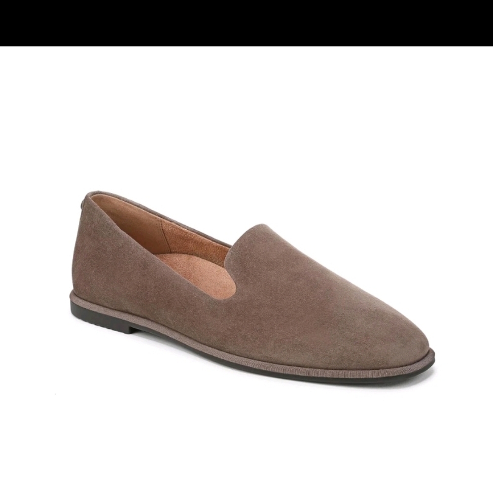 Vionic Women's Willa 2.0 Leather Suede Loafer - Driftwood - Picture 3 of 9